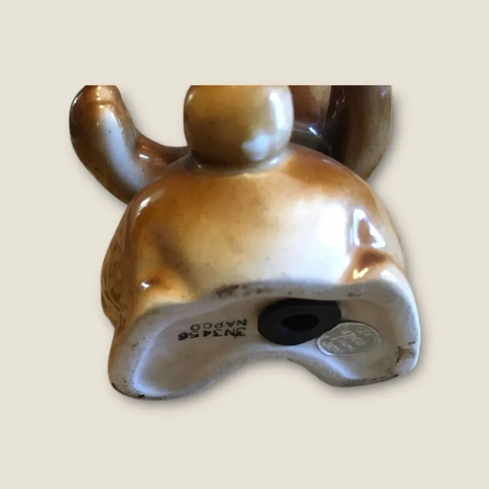 Vintage Napco 1940 Mama Bear with Baby On Back